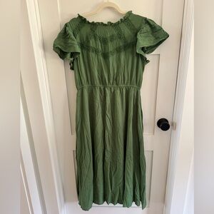 Baltic Born Green Midi Dress